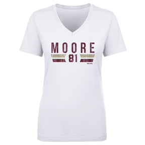Elijah Moore Women's V-Neck T-Shirt | 500 LEVEL