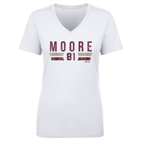 Elijah Moore Women's V-Neck T-Shirt | 500 LEVEL