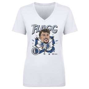 Cooper Flagg Women's V-Neck T-Shirt | 500 LEVEL