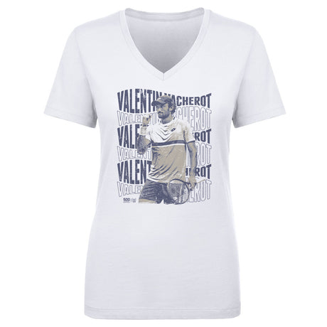 Valentin Vacherot Women's V-Neck T-Shirt | 500 LEVEL