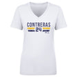 William Contreras Women's V-Neck T-Shirt | 500 LEVEL