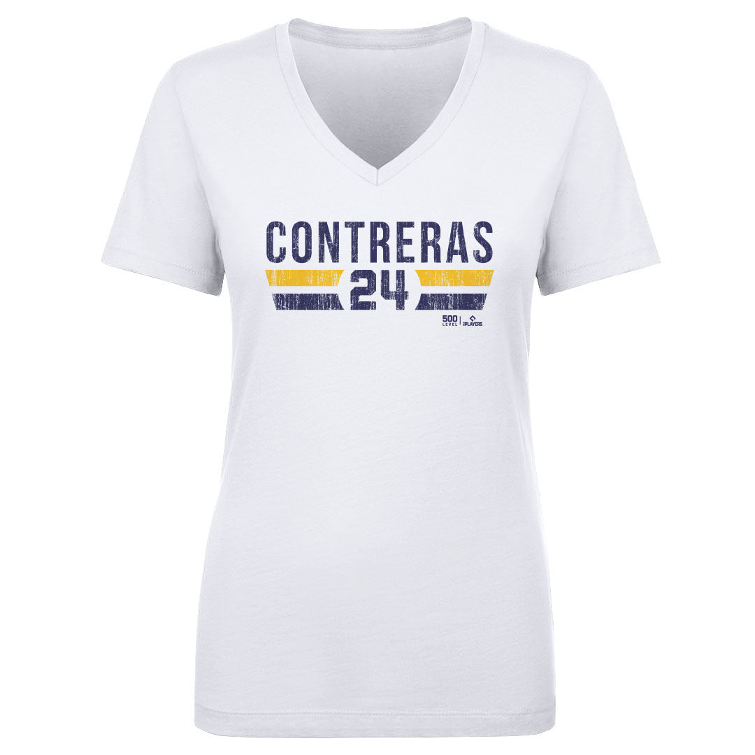 William Contreras Women's V-Neck T-Shirt | 500 LEVEL