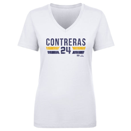 William Contreras Women's V-Neck T-Shirt | 500 LEVEL