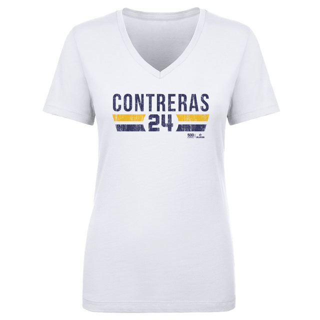 William Contreras Women's V-Neck T-Shirt | 500 LEVEL