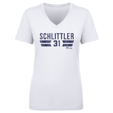 Cam Schlittler Women's V-Neck T-Shirt | 500 LEVEL