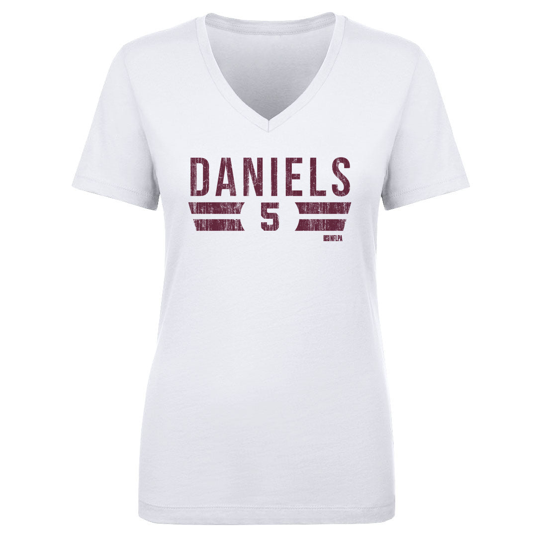 Jayden Daniels Women's V-Neck T-Shirt | 500 LEVEL