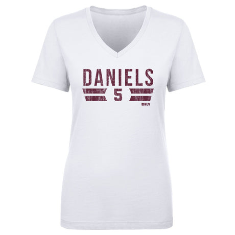 Jayden Daniels Women's V-Neck T-Shirt | 500 LEVEL