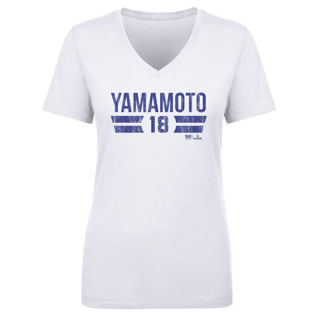 Yoshinobu Yamamoto Women's V-Neck T-Shirt | 500 LEVEL