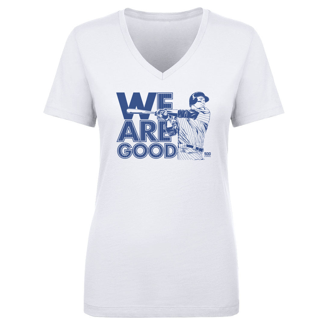 Anthony Rizzo Women's V-Neck T-Shirt | 500 LEVEL