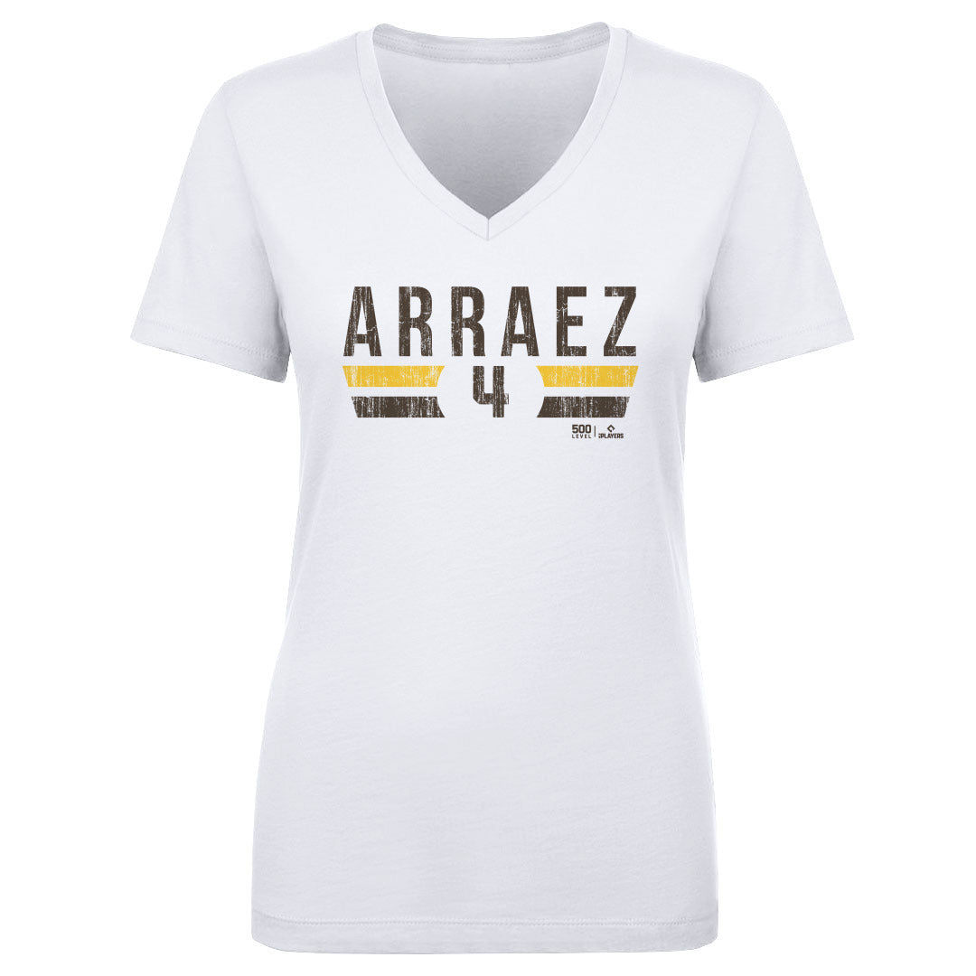 Luis Arraez Women's V-Neck T-Shirt | 500 LEVEL