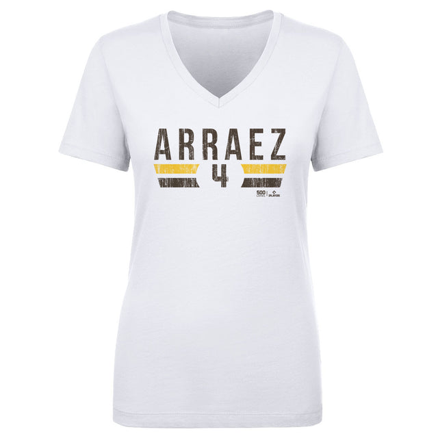 Luis Arraez Women's V-Neck T-Shirt | 500 LEVEL