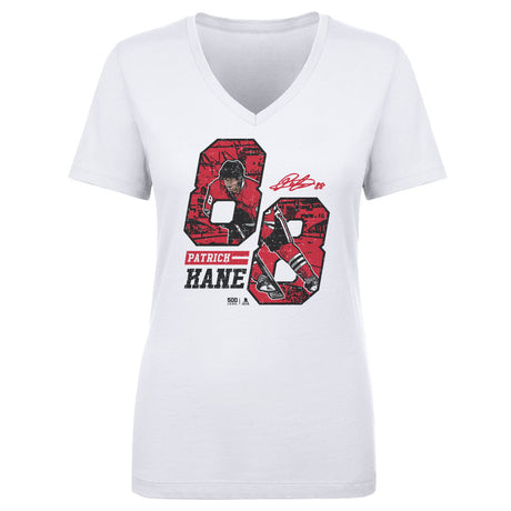 Patrick Kane Women's V-Neck T-Shirt | 500 LEVEL