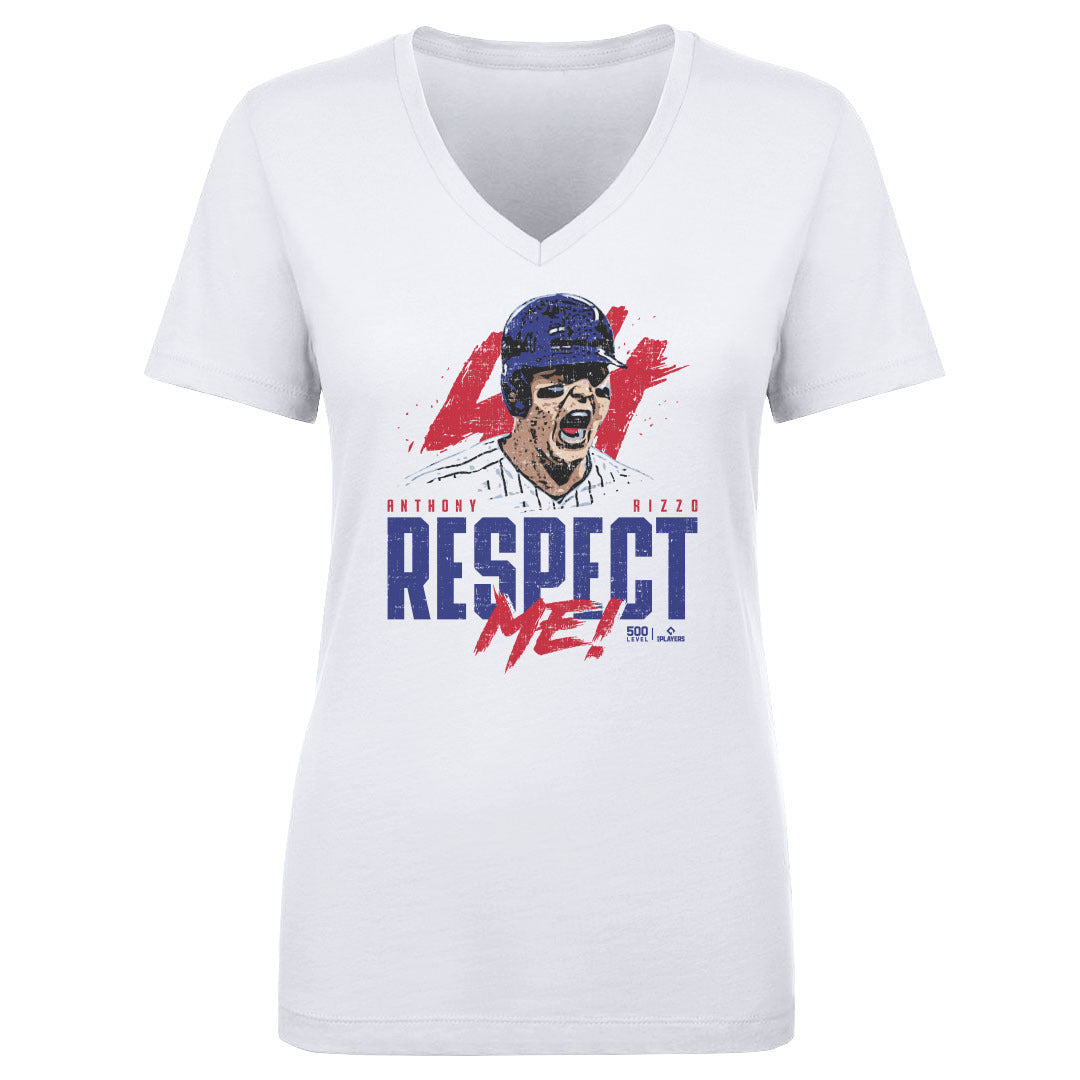 Anthony Rizzo Women's V-Neck T-Shirt | 500 LEVEL