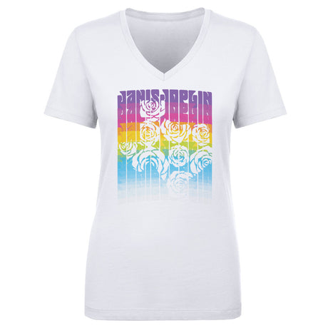 Janis Joplin Women's V-Neck T-Shirt | 500 LEVEL