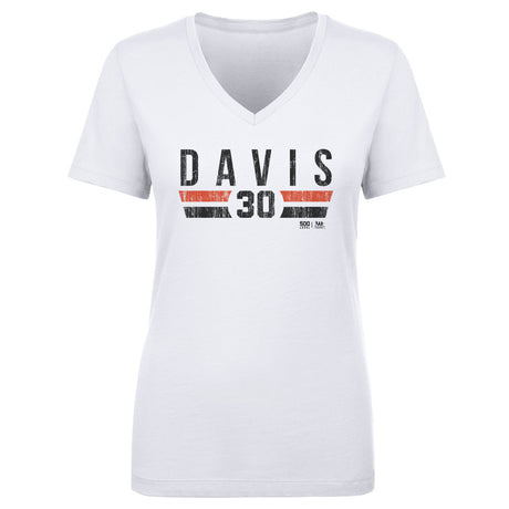 Chili Davis Women's V-Neck T-Shirt | 500 LEVEL