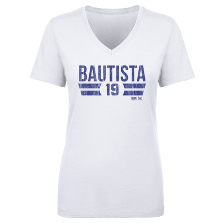 Jose Bautista Women's V-Neck T-Shirt | 500 LEVEL