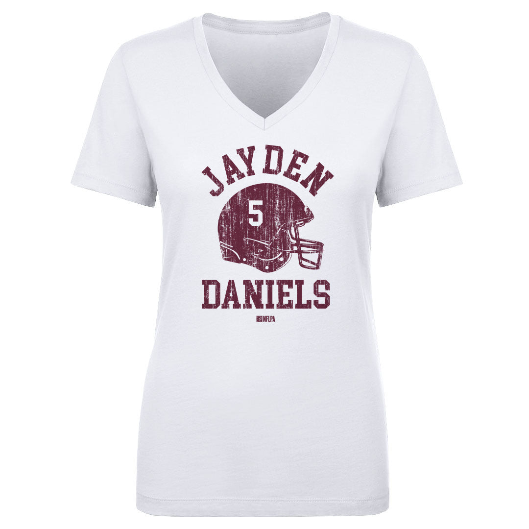 Jayden Daniels Women's V-Neck T-Shirt | 500 LEVEL