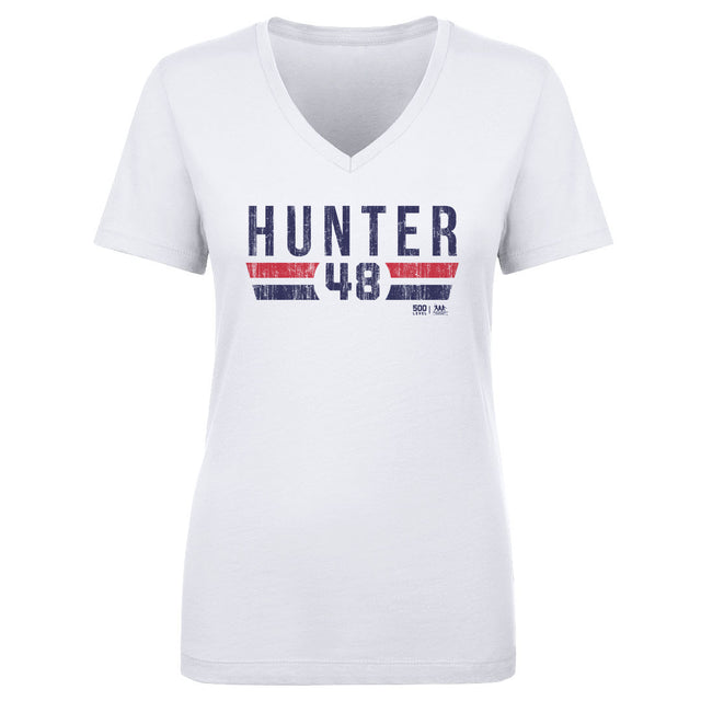 Torii Hunter Women's V-Neck T-Shirt | 500 LEVEL