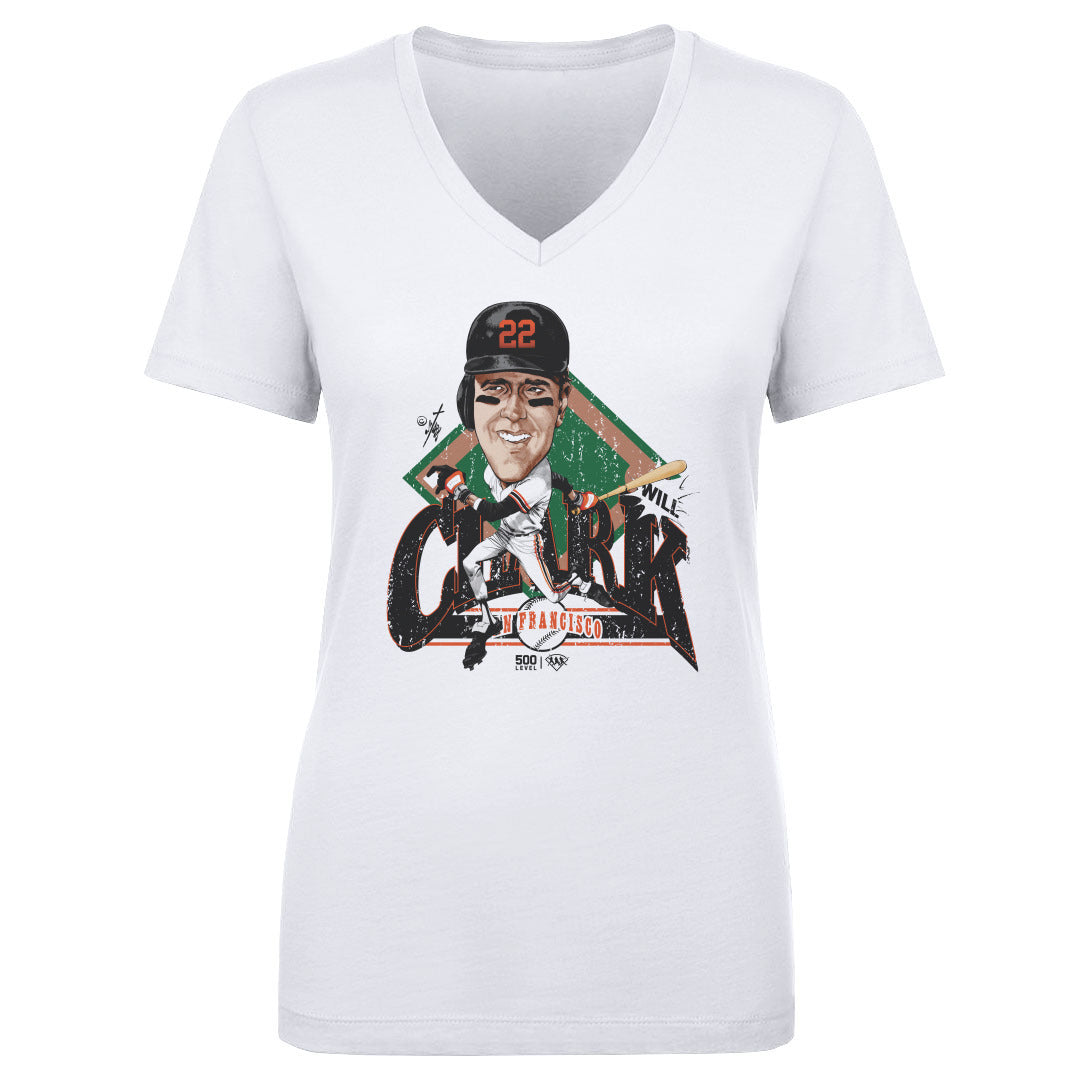 Will Clark Women's V-Neck T-Shirt | 500 LEVEL