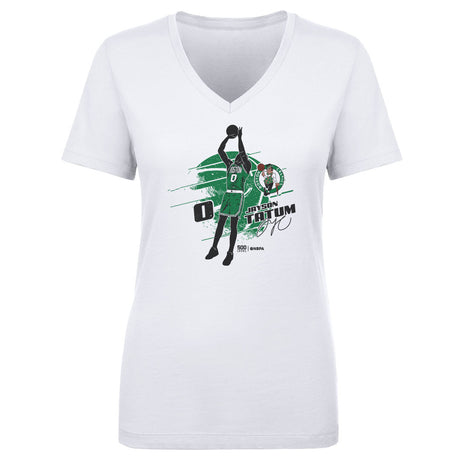 Jayson Tatum Women's V-Neck T-Shirt | 500 LEVEL