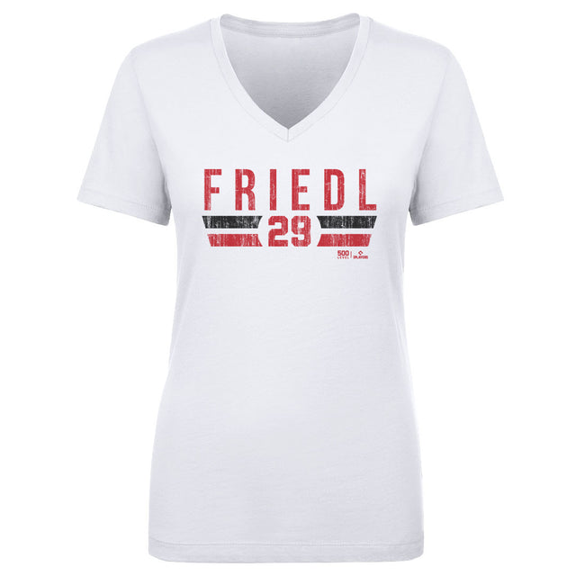 TJ Friedl Women's V-Neck T-Shirt | 500 LEVEL