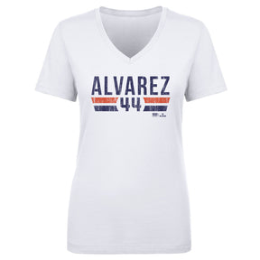 Yordan Alvarez Women's V-Neck T-Shirt | 500 LEVEL