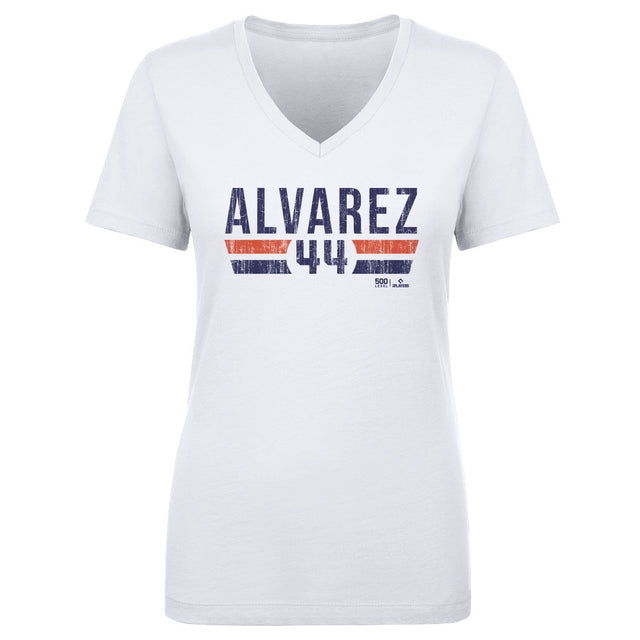 Yordan Alvarez Women's V-Neck T-Shirt | 500 LEVEL