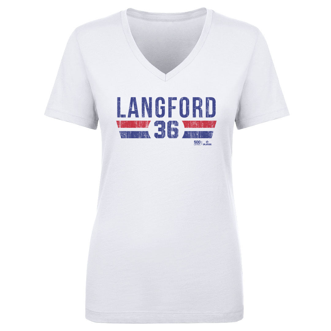Wyatt Langford Women's V-Neck T-Shirt | 500 LEVEL