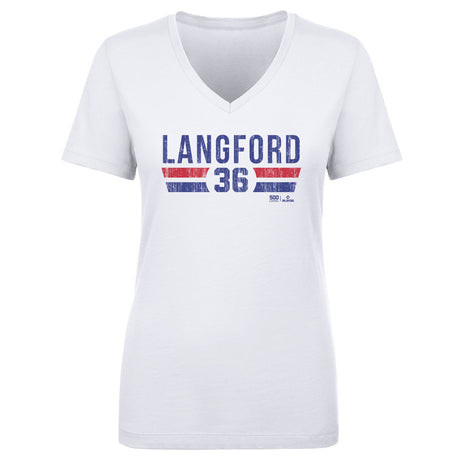 Wyatt Langford Women's V-Neck T-Shirt | 500 LEVEL