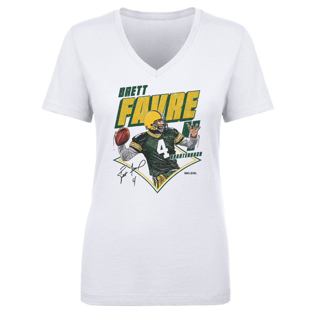 Brett Favre Women's V-Neck T-Shirt | 500 LEVEL