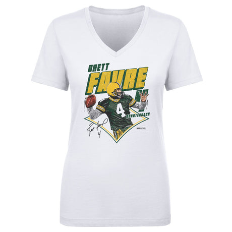 Brett Favre Women's V-Neck T-Shirt | 500 LEVEL