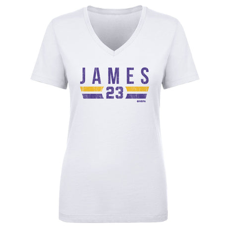 LeBron James Women's V-Neck T-Shirt | 500 LEVEL