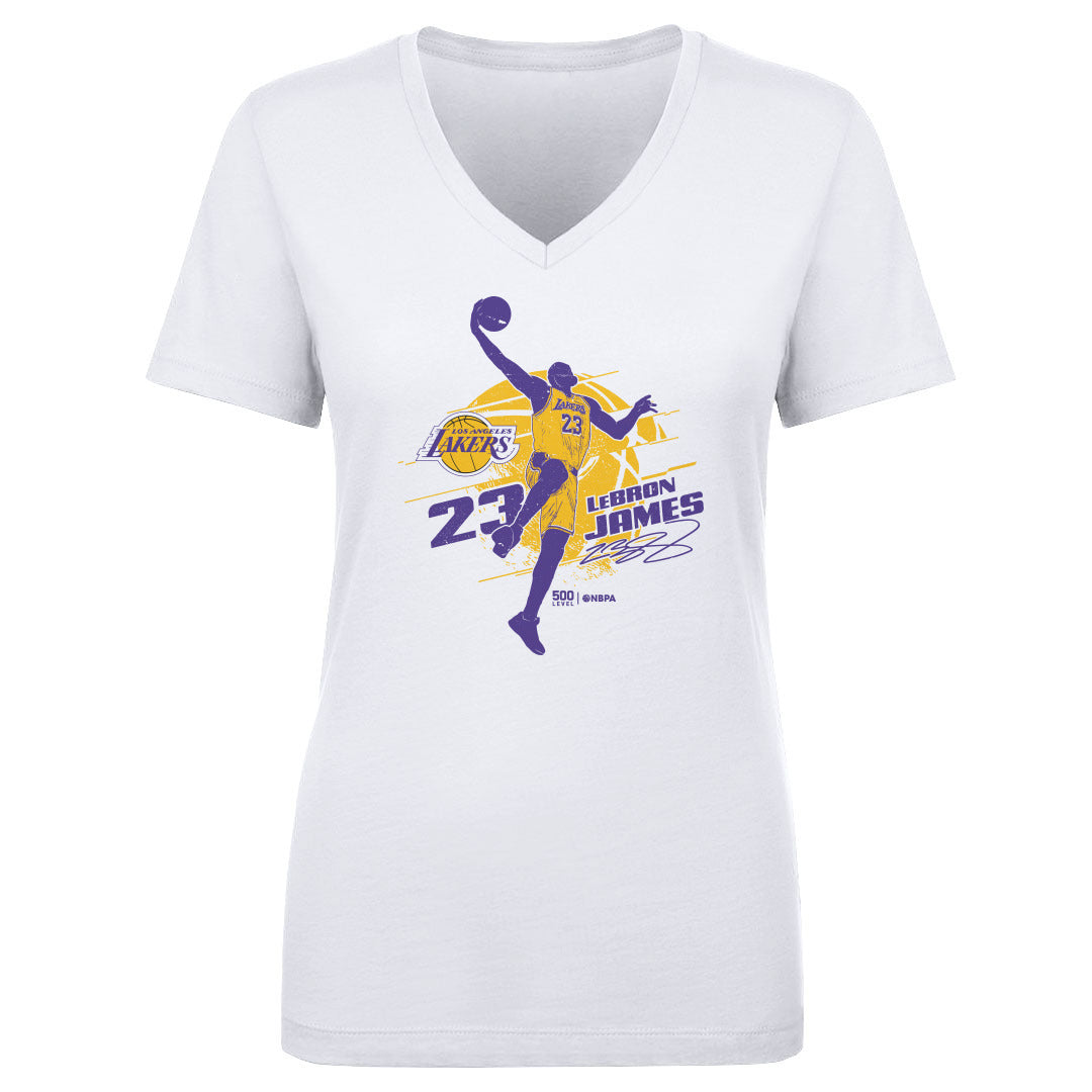 LeBron James Women's V-Neck T-Shirt | 500 LEVEL