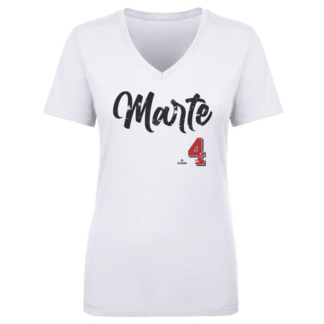 Ketel Marte Women's V-Neck T-Shirt | 500 LEVEL
