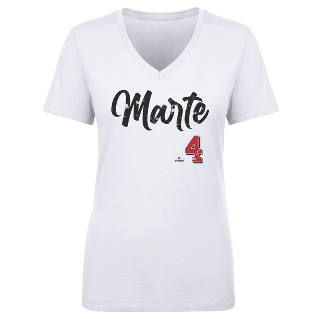 Ketel Marte Women's V-Neck T-Shirt | 500 LEVEL