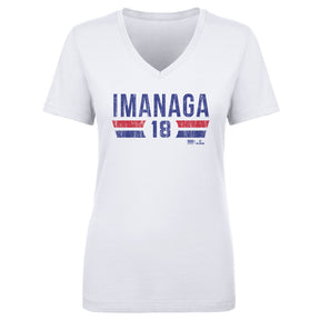 Shota Imanaga Women's V-Neck T-Shirt | 500 LEVEL