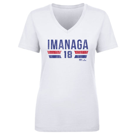 Shota Imanaga Women's V-Neck T-Shirt | 500 LEVEL