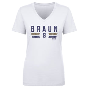Ryan Braun Women's V-Neck T-Shirt | 500 LEVEL