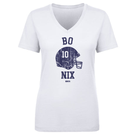 Bo Nix Women's V-Neck T-Shirt | 500 LEVEL