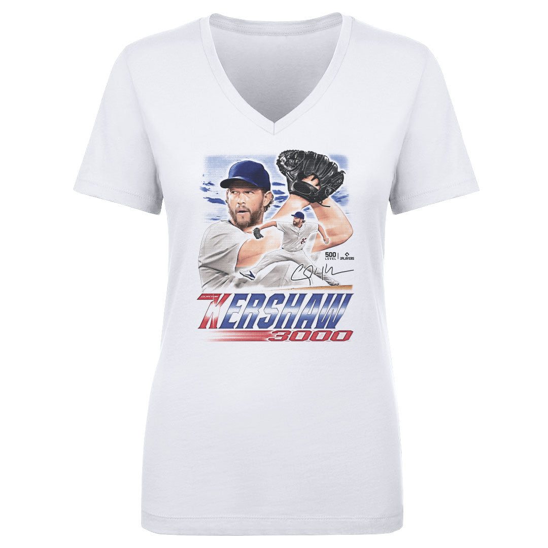 Clayton Kershaw Women's V-Neck T-Shirt | 500 LEVEL