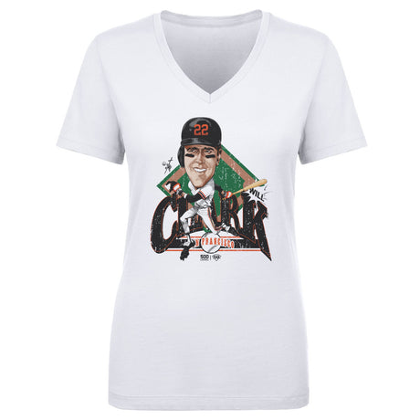 Will Clark Women's V-Neck T-Shirt | 500 LEVEL