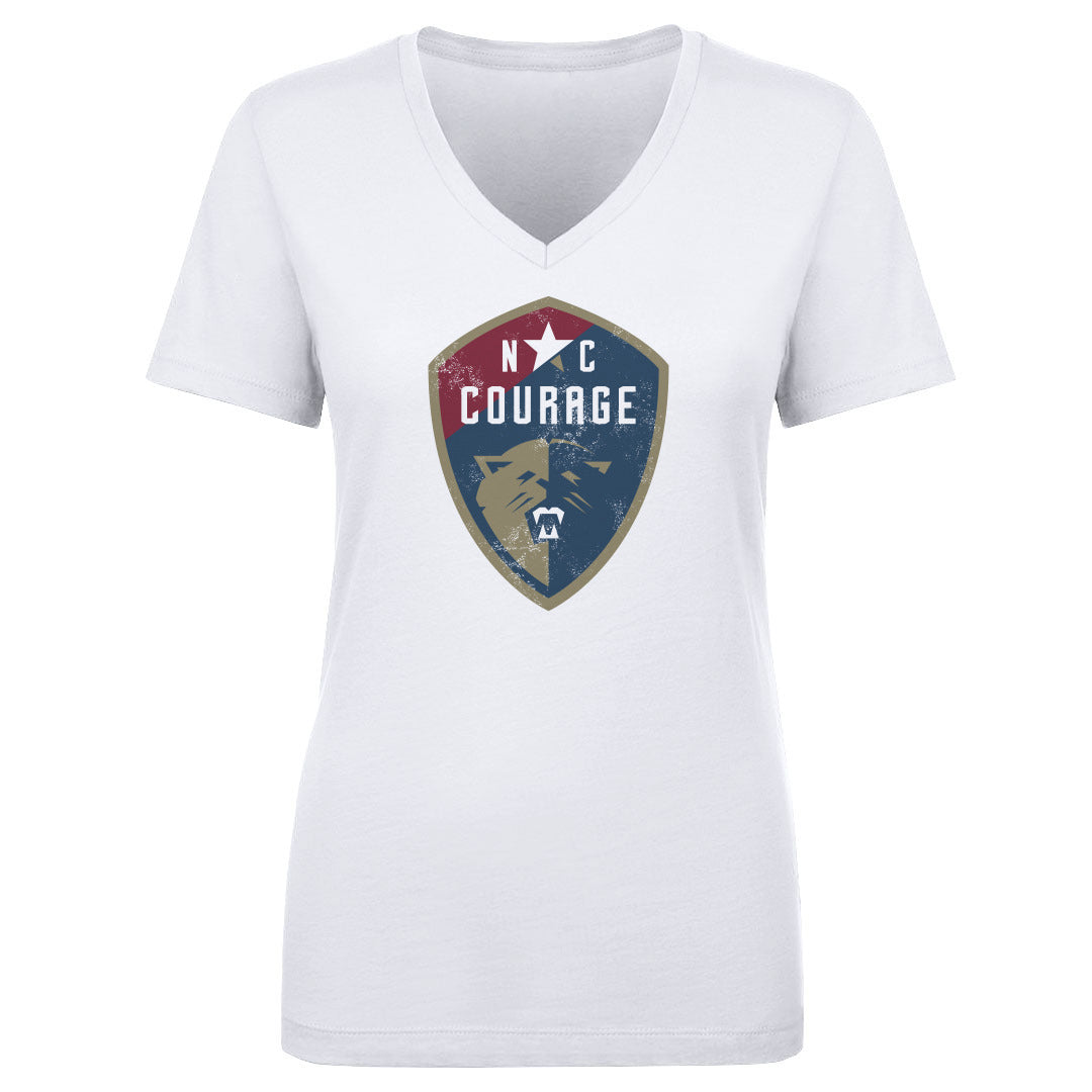 North Carolina Courage Women's V-Neck T-Shirt | 500 LEVEL