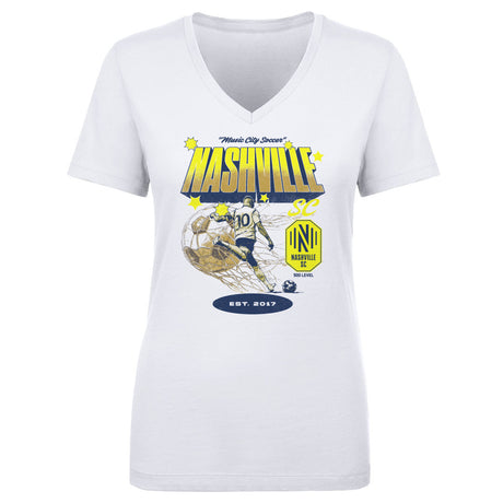 Nashville SC Women's V-Neck T-Shirt | 500 LEVEL