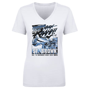 Amon-Ra St. Brown Women's V-Neck T-Shirt | 500 LEVEL