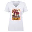 Derrick Thomas Women's V-Neck T-Shirt | 500 LEVEL