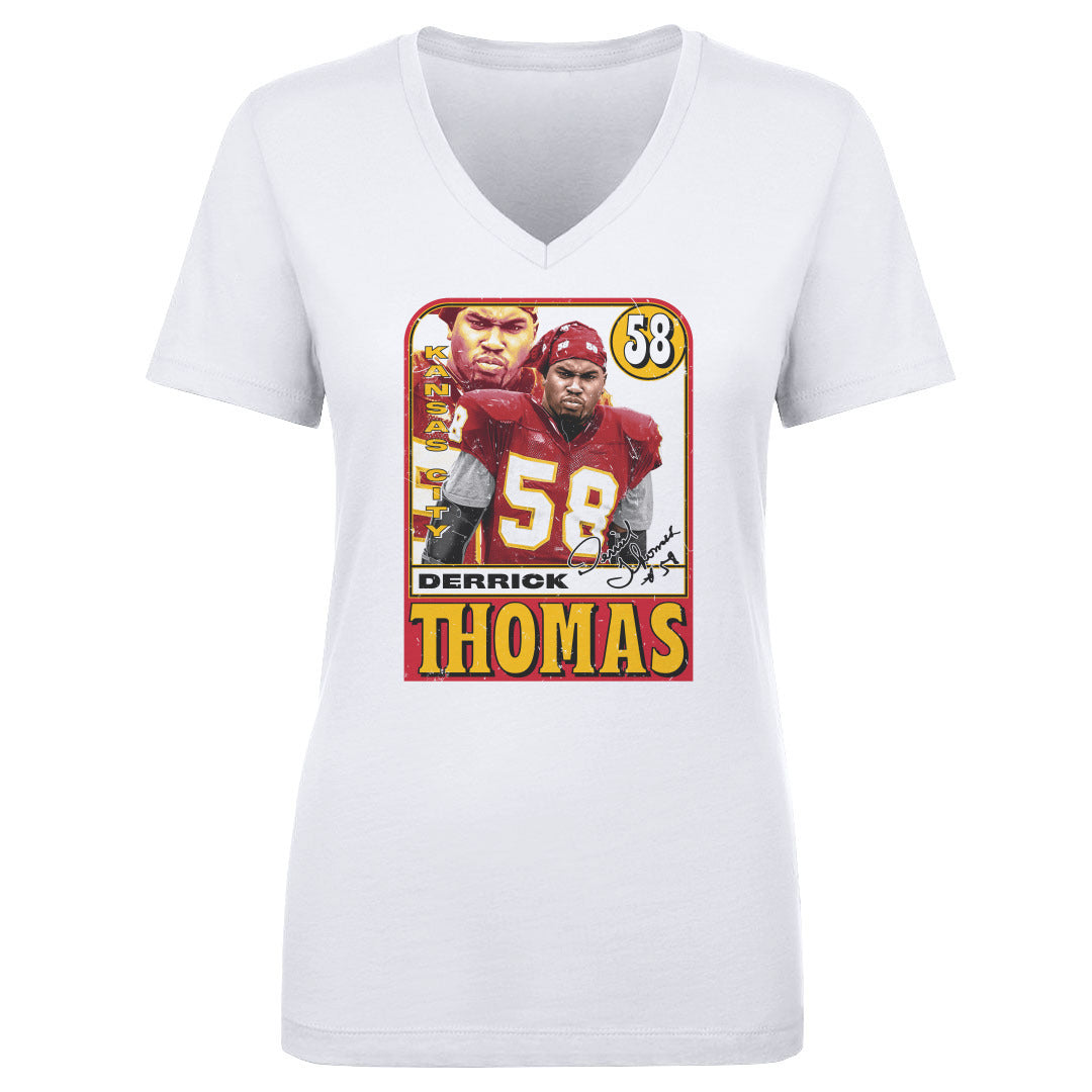 Derrick Thomas Women's V-Neck T-Shirt | 500 LEVEL