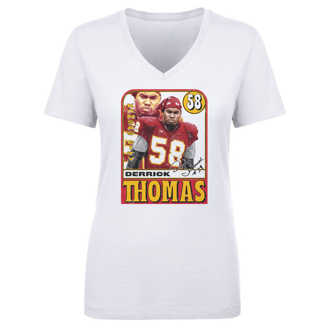 Derrick Thomas Women's V-Neck T-Shirt | 500 LEVEL