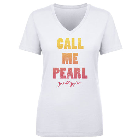 Janis Joplin Women's V-Neck T-Shirt | 500 LEVEL