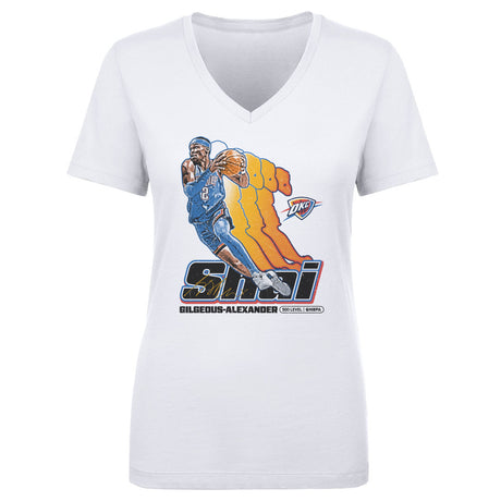 Shai Gilgeous-Alexander Women's V-Neck T-Shirt | 500 LEVEL