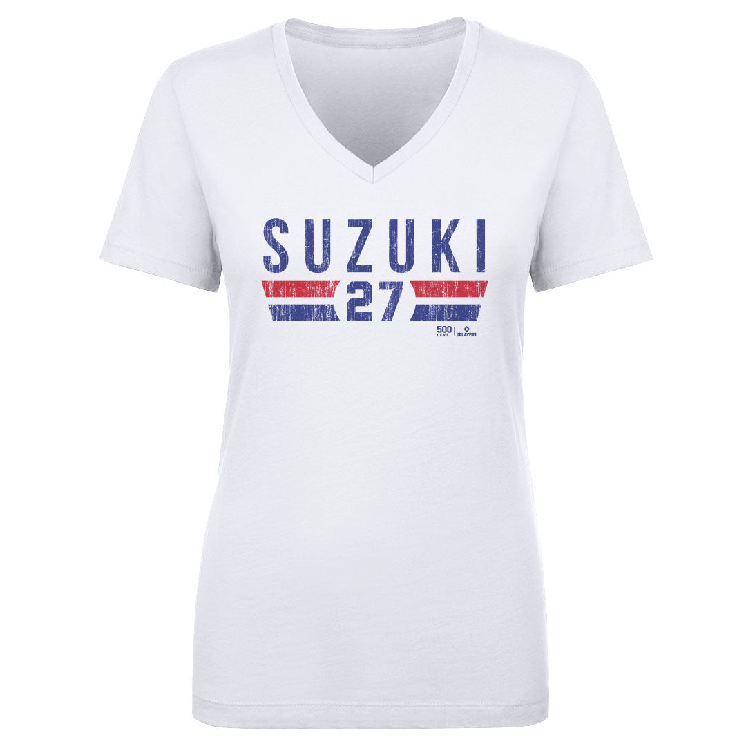Seiya Suzuki Women's V-Neck T-Shirt | 500 LEVEL